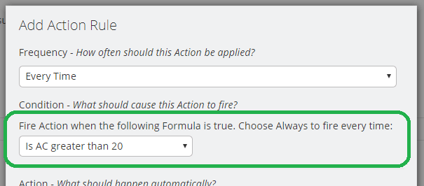 Formulas in Automations