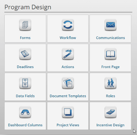 Program Design Menu