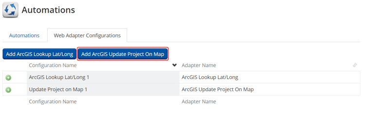 Add ArcGIS Update Project On Map