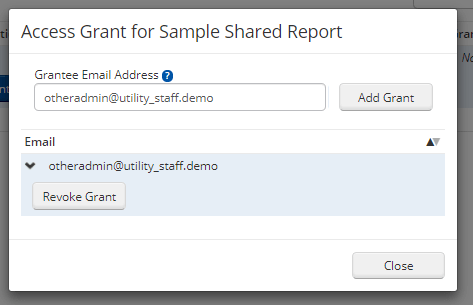 Granting Report Access