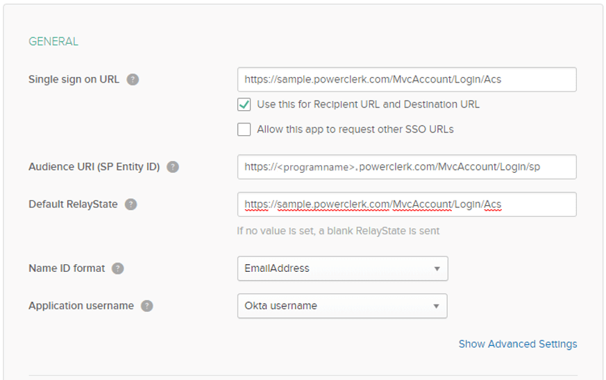 Setting Default RelayState