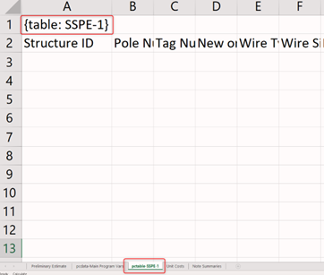 XLSX Sheet second sheet