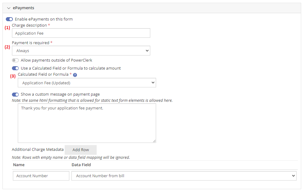 Configuring Forms