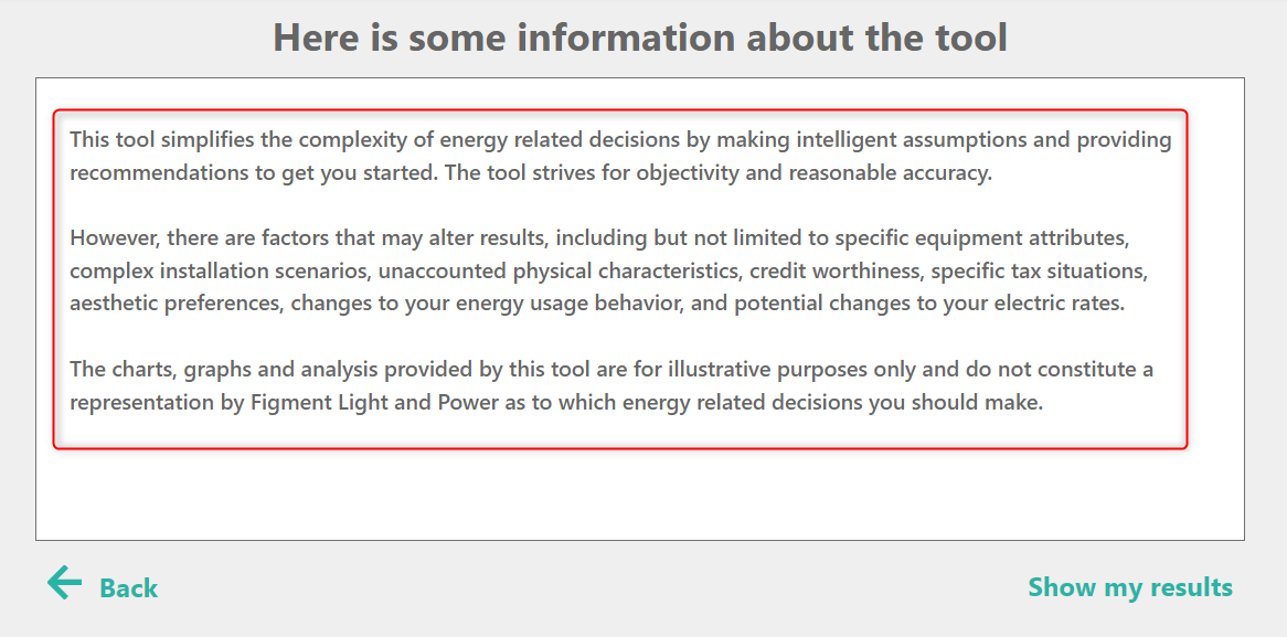 Example of Additional Utility Information