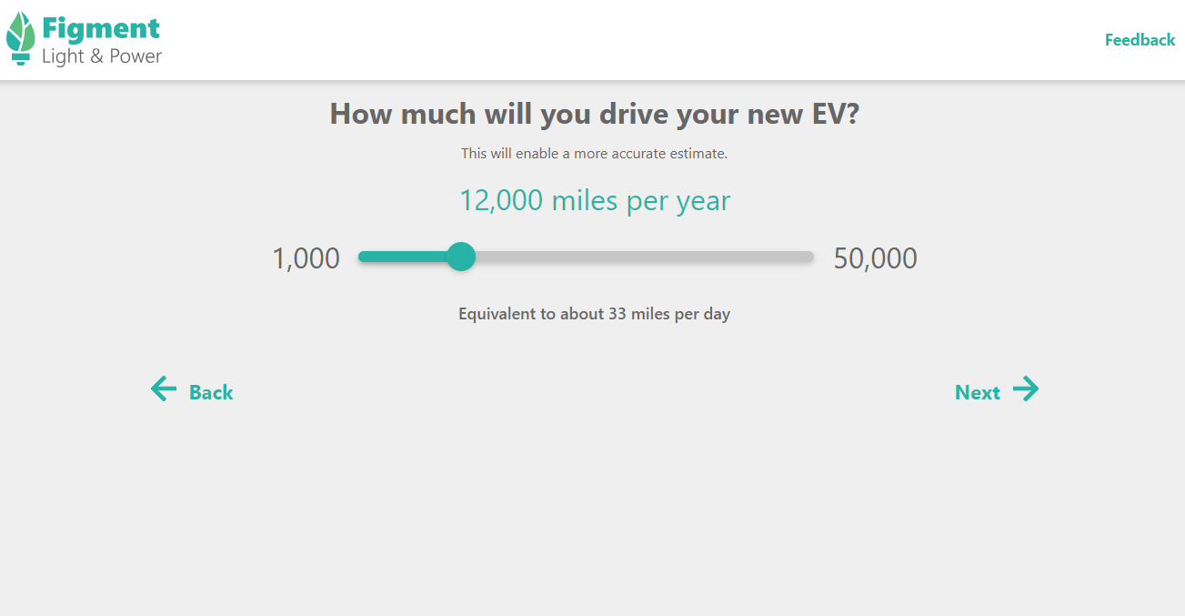 Collecting Anticipated Yearly Miles Example