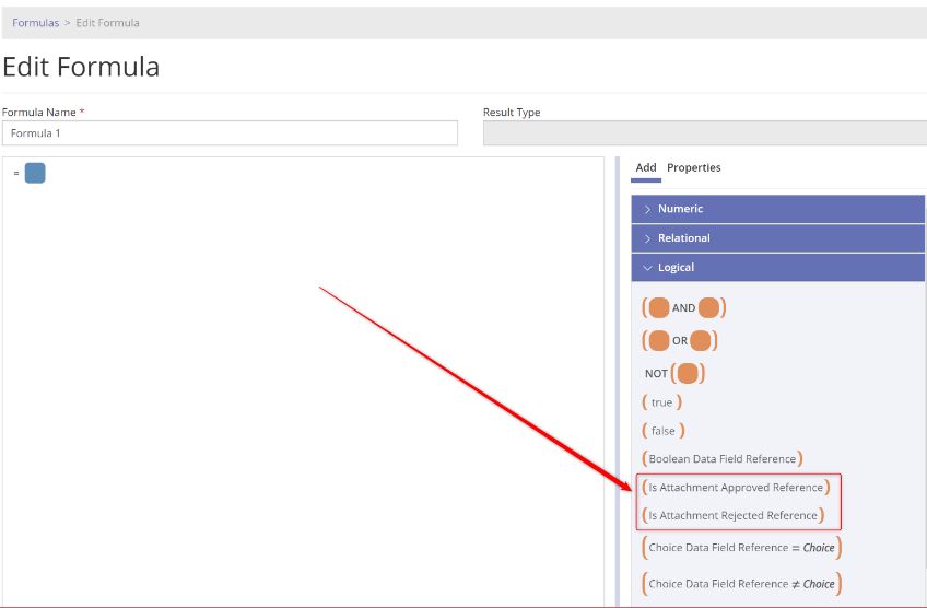 Attachment Status Formula Operator