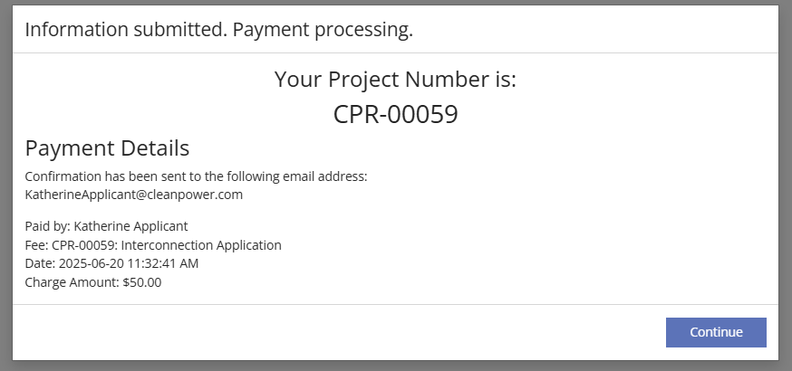 Payment Confirmation