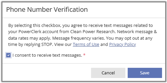 Click Consent and Save