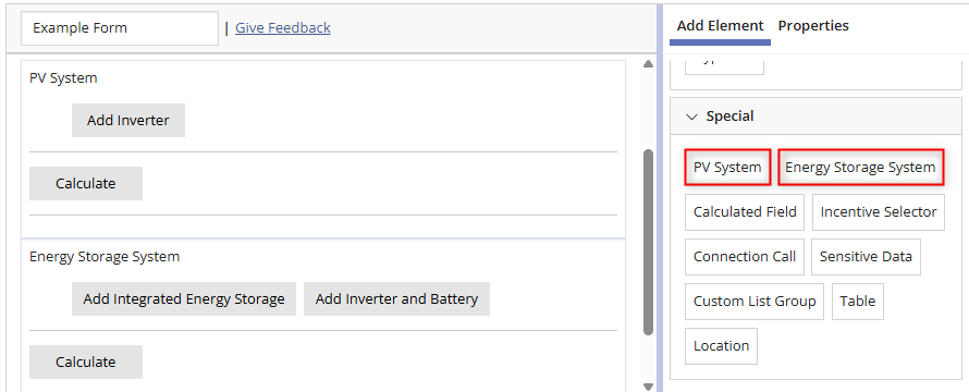 PV System & Energy Storage System Elements