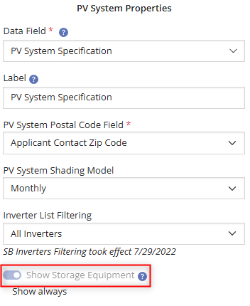 Show Storage Equipment