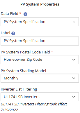 PV Inverter Filter