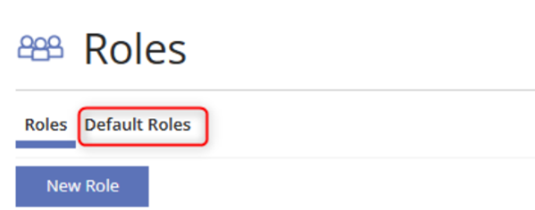 Default Roles for SSO