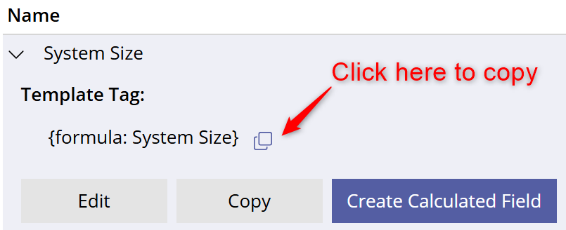 Template Tags for Formulas